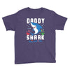 daddy shark doo doo doo family matching Youth Tee
