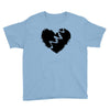 broken heart xxx black Youth Tee