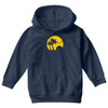 beach silhouette birds sand sunset Youth Hoodie