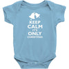 Keep Calm its only christmas Baby Onesie