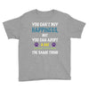 you can't buy happiness, but you can adopt a cat and that's pretty muc Youth Tee