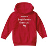 more boyfriends than ts Youth Hoodie
