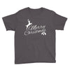 merry christmas flower Youth Tee