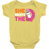 She Wants The D Dunkin Donuts Baby Onesie