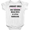 January Girls Baby Onesie