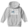 crazy lady shark Youth Hoodie