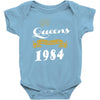 queens are born in 1984 Baby Onesie