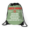 Cancer Woman Drawstring Bags