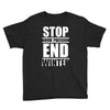 stop snow pression end winter funny Youth Tee