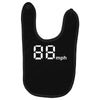 88 mph funny Baby Bibs