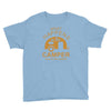 what happens in camper stays in camper vintage style camp funny Youth Tee