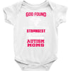 god found autism moms Baby Onesie