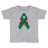liver ribbon and rose Toddler T-shirt