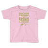 education is important but skiing is importanter Toddler T-shirt