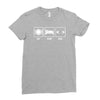 v1 eat sleep code Ladies Fitted T-Shirt