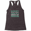 sorry this girl taken Racerback Tank