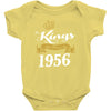 kings are born in 1956 Baby Onesie