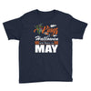 Halloween Kings Are Born In May Youth Tee