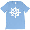 steering wheel sail boat funny T-Shirt
