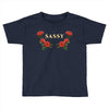 sassy with roses Toddler T-shirt