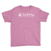 YoRHa White Logo Youth Tee
