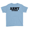 army veteran black logo Youth Tee