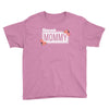 blessed mommy with flower white color Youth Tee