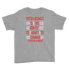 adapt or die encoded (white) Youth Tee