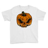 skull pumpkin Youth Tee