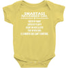 Smartass November Girl Baby Onesie