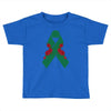 liver ribbon and rose Toddler T-shirt