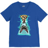 pizza shark graphic V-Neck Tee