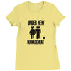 under new management stag night wedding mens Ladies Fitted T-Shirt