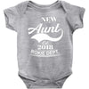New Aunt 2018 Rokie Dept. Baby Onesie