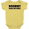 boobies make me smile (2) Baby Onesie