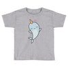cute kawaii narwhals are cute Toddler T-shirt