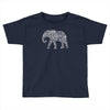 elephant filled pattern cool Toddler T-shirt