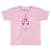 birthday unicorn family series birthday girl Toddler T-shirt