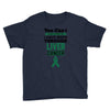 you can't scare or beat me i have been through liver cancer Youth Tee