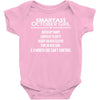 Smartass October Girl Baby Onesie