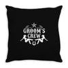 Old West Bachelor Party - Groom's Crew Version Throw Pillow