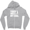 youar hole Zipper Hoodie