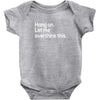 hang on let me overthink this Baby Onesie