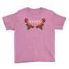 sassy with roses Youth Tee