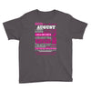 quens are born in august Youth Tee