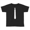skinny white tie Toddler T-shirt