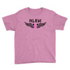 angel wing believe breast cancer Youth Tee