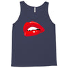 lips red kiss passion girl Tank Top