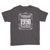 vintage made in 1990 perfectly aged a living legend Youth Tee