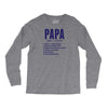 Papa Noun Definition Long Sleeve Shirts
